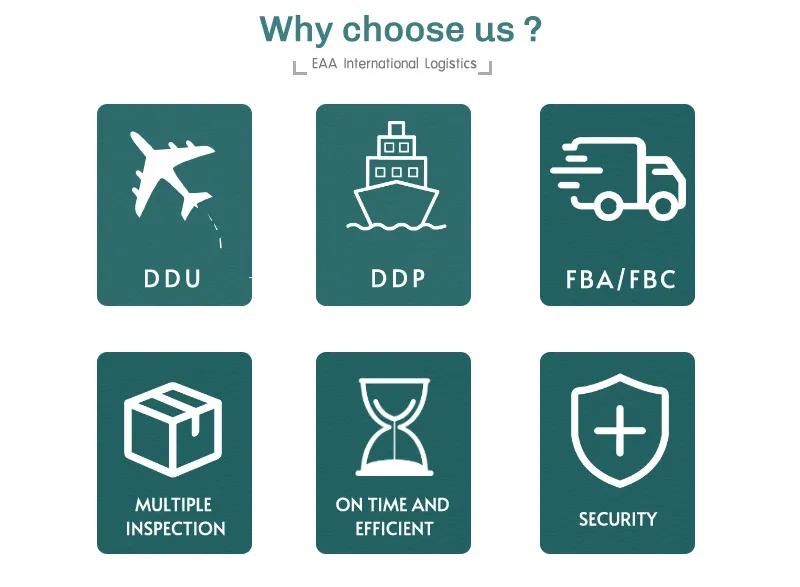 Eaa Parcel Forwarding to USA UK Germany Canada Door to Door Amazon Air Shipping Freight Forwarder Clearing an