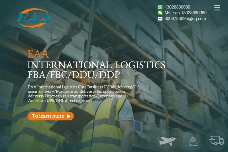 Eaa Parcel Forwarding to USA UK Germany Canada Door to Door Amazon Air Shipping Freight Forwarder Clearing an
