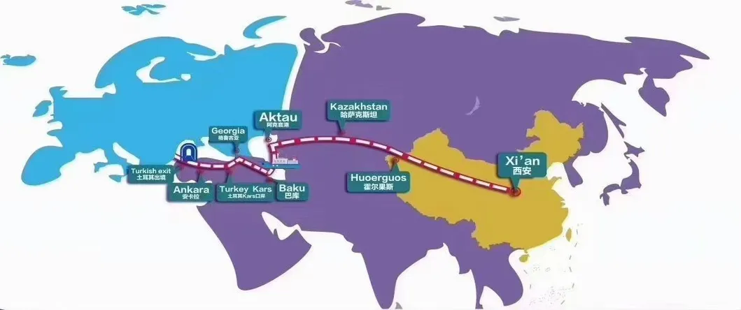Fast Container Shipping From China to Aktau, Kazakhstan by China Rail Express