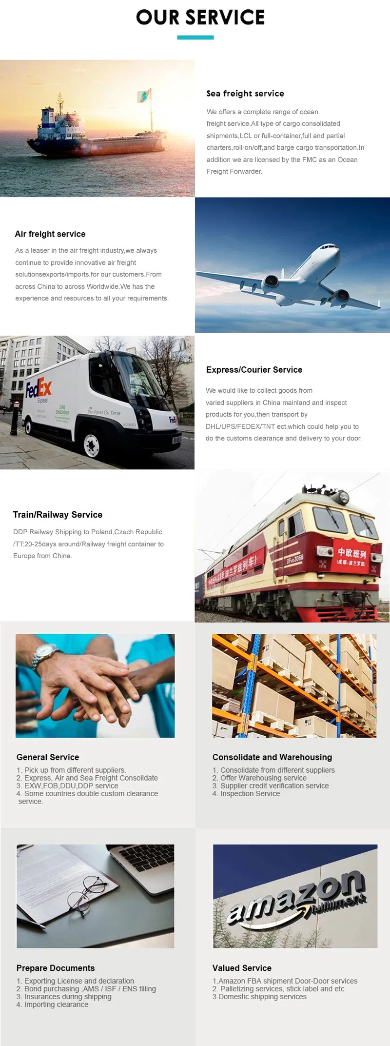 Freight Forwarder China to Germany by Railway / Air