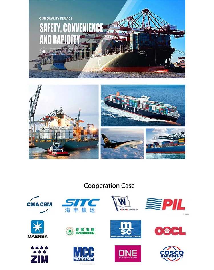 Ocan Fly Logistics Shipping Container Quick Assembling Prefab LCL/20gp/40gp/40hq Shipping Container Best Container