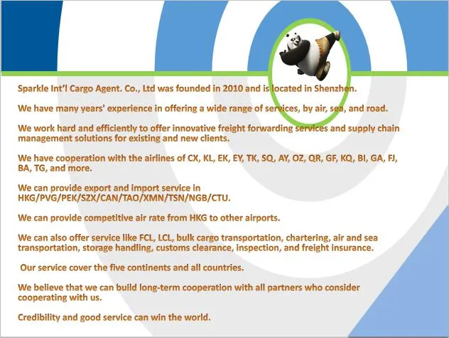 Reliable/Professional/Best Air Freight From Guangzhou to Myanmar